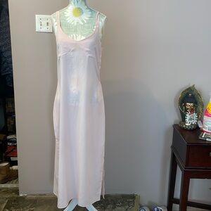 Highline Collective Blush Pink Maxi Slip Dress